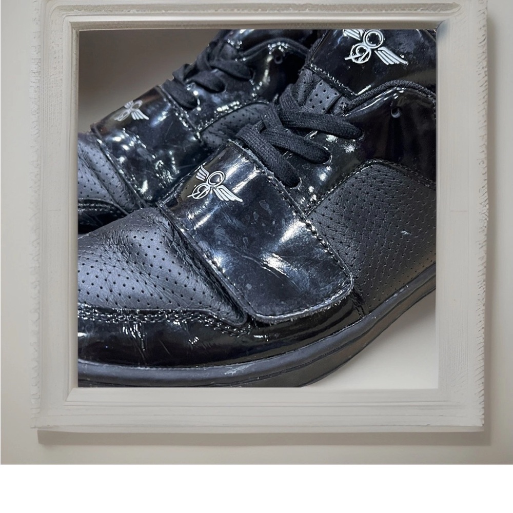 Creative Recreation Black Leather Sneakers